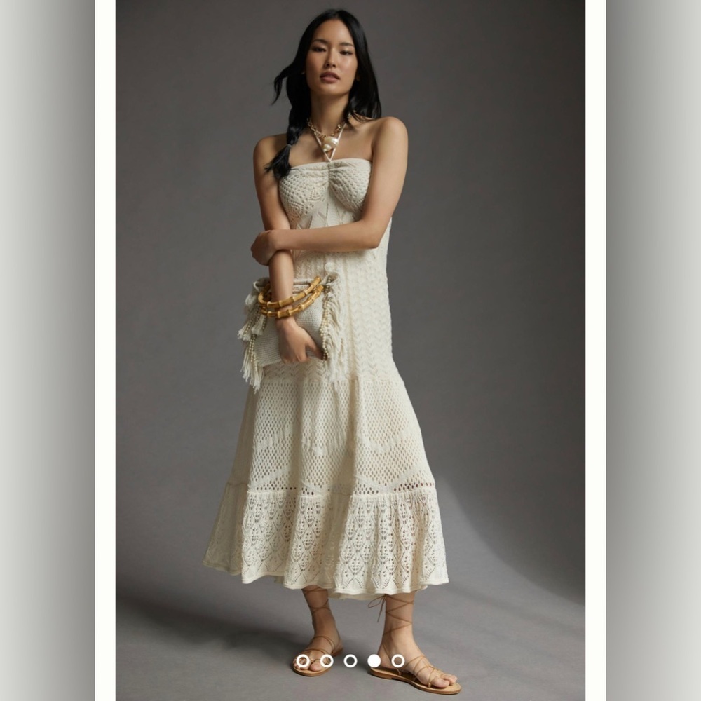 Farm Rio x Anthropologie Crochet Maxi Dresses - Picture 4 of 8